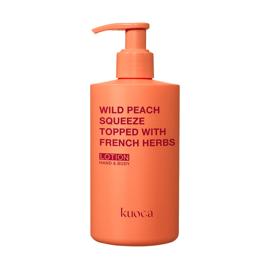 [kuoca (クオカ)]ハンド&amp;ボディローション - WILD PEACH 300mL