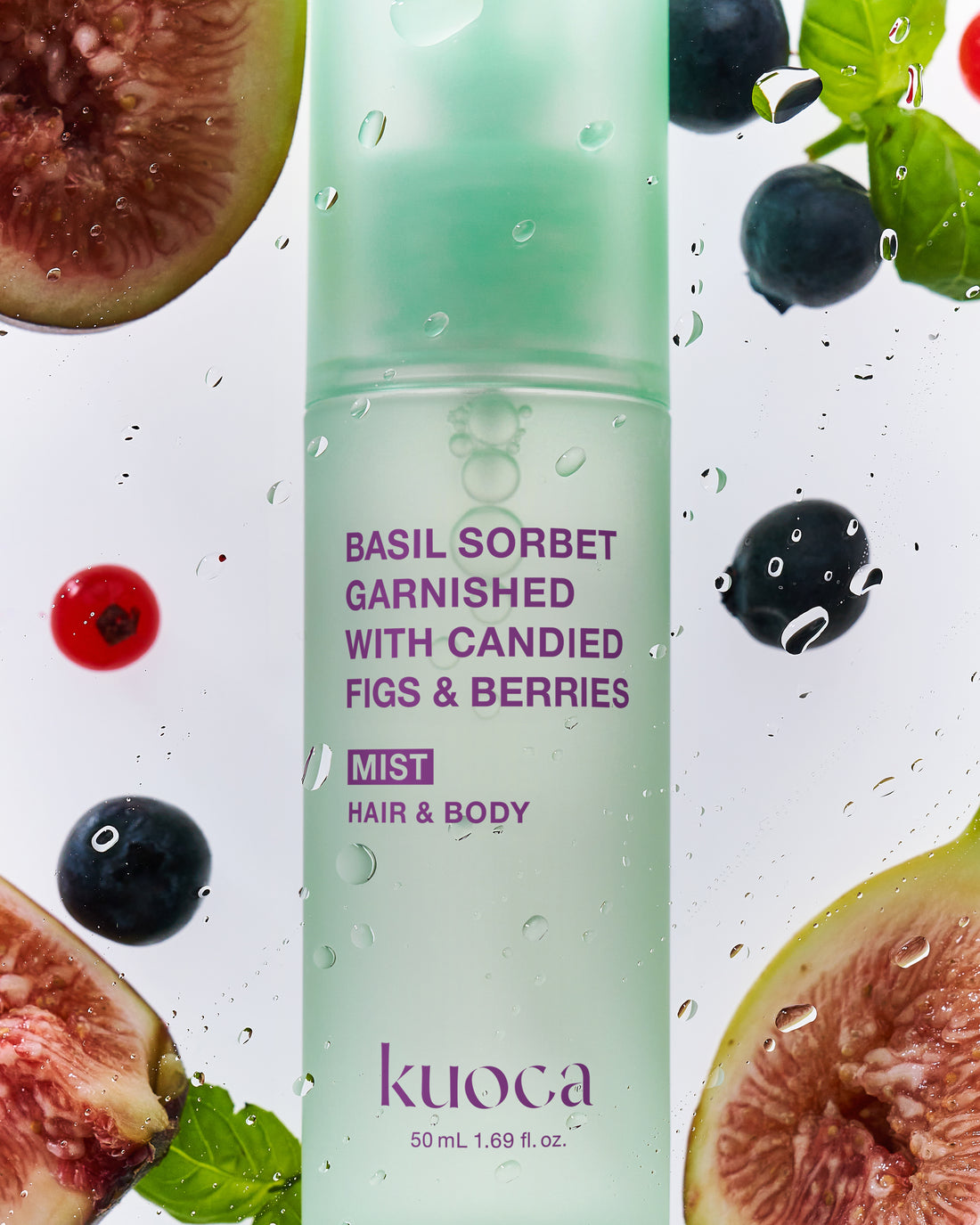 [kuoca (クオカ)]フレグランスミスト- BASIL SORBET  50mL