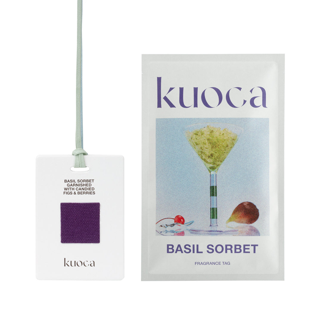 [kuoca (クオカ)]フレグランスタグ- BASIL SORBET
