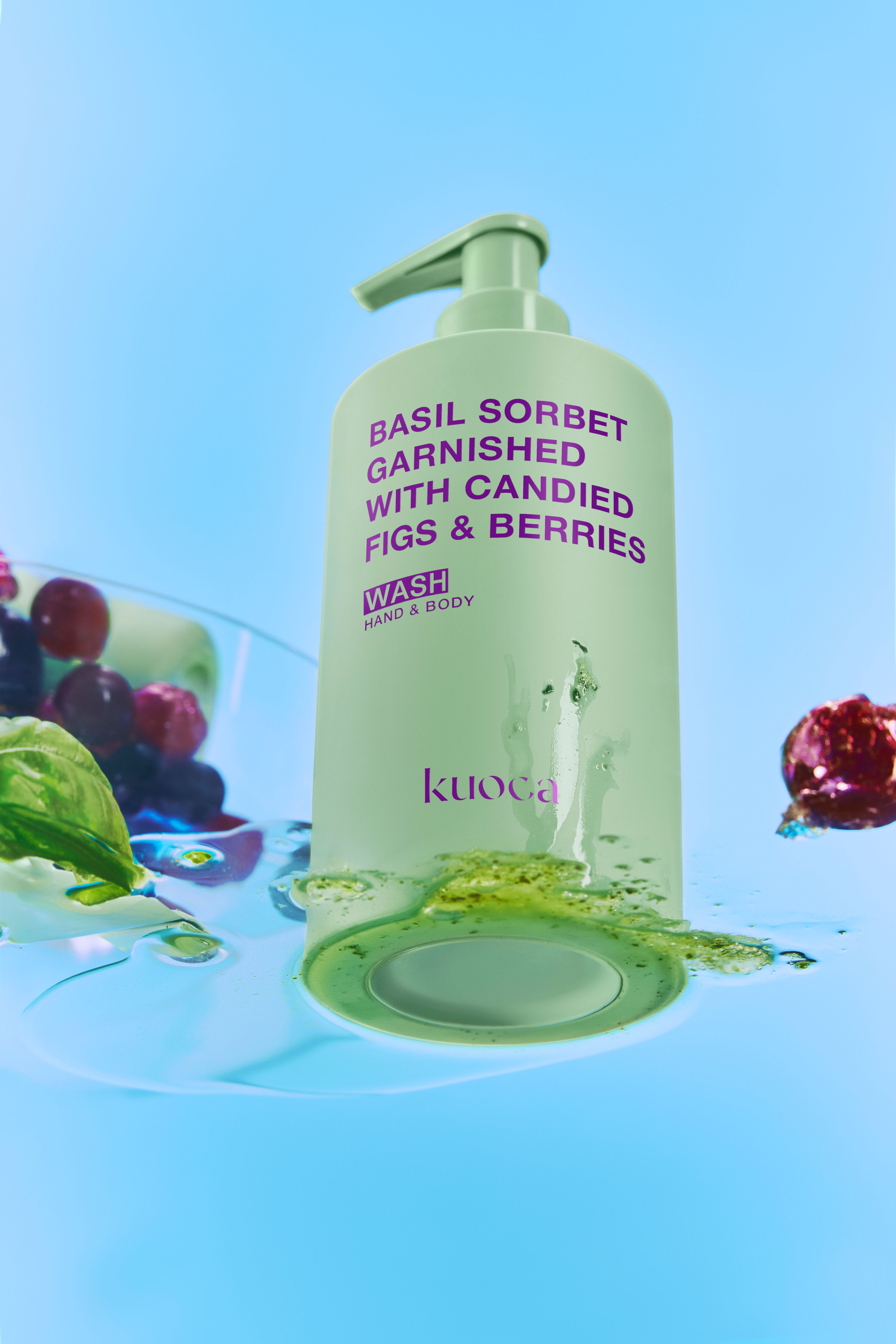 [kuoca (クオカ)]ハンド&amp; ボディウォッシュ - BASIL SORBET 300mL