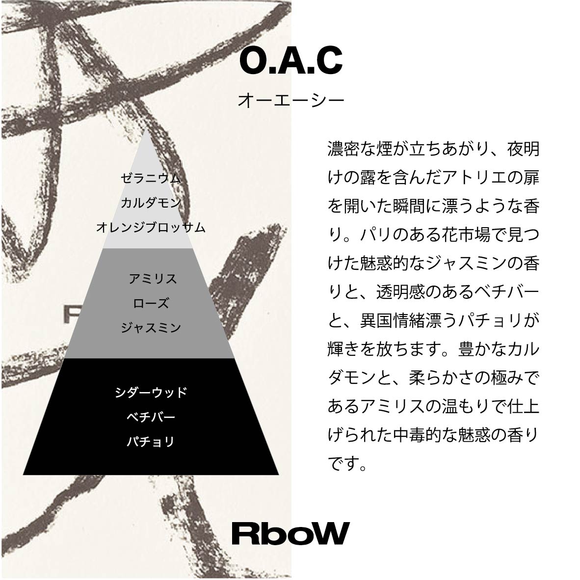 [RboW] CASE STUDY EAU DE PERFUME O.A.C 50ml