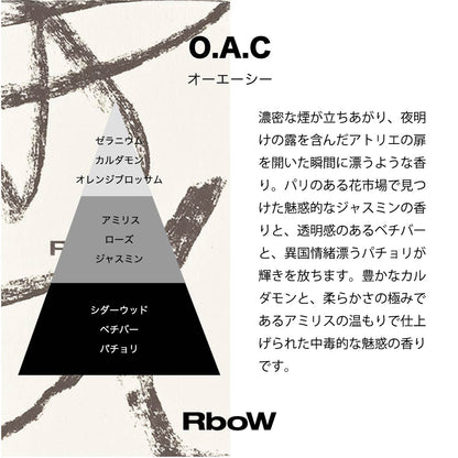 [RboW (アールボウ)] ケーススタディ オードパルファム O.A.C 50mL